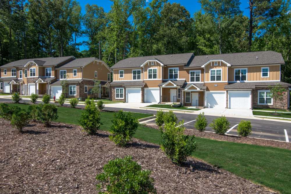 Backyard at Lodge at Croasdaile Farm in Durham, North Carolina
