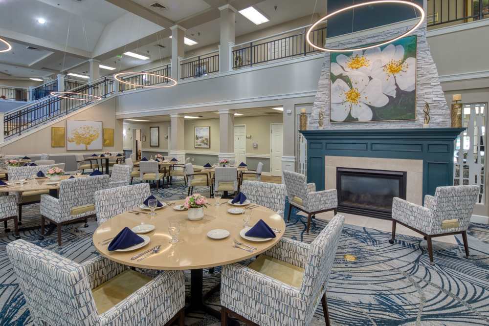 Dining room at The Commons on Thornton in Stockton, California