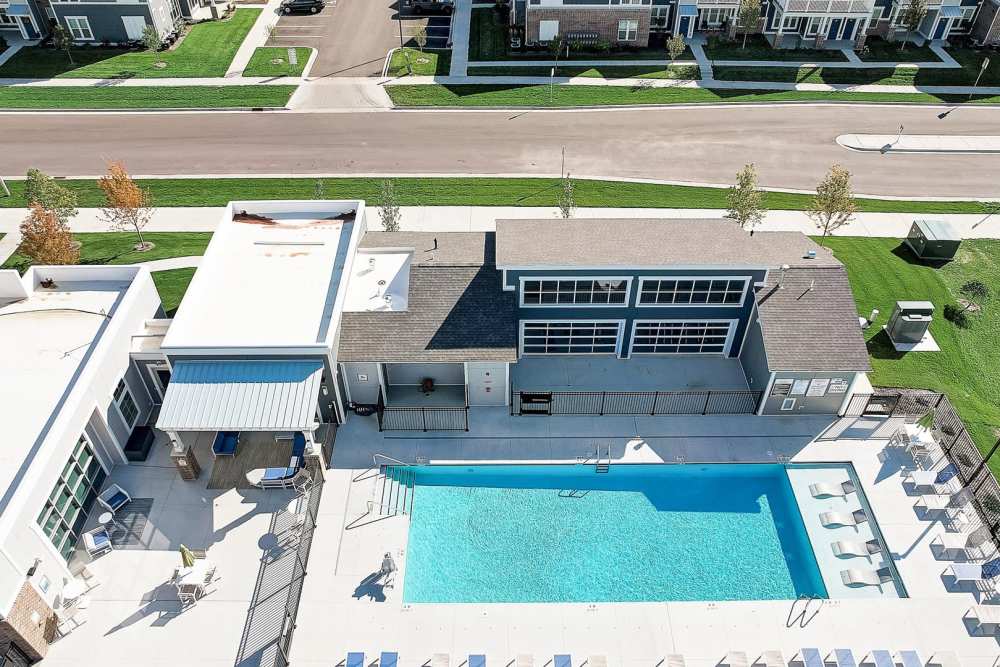 Swimming pool at Wrenfield at Pleasant View in Madison, Wisconsin