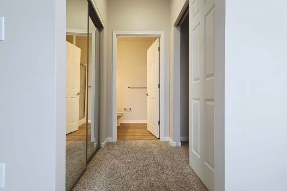 Walk-in closet at Berkley Manor in Cranberry Twp, Pennsylvania