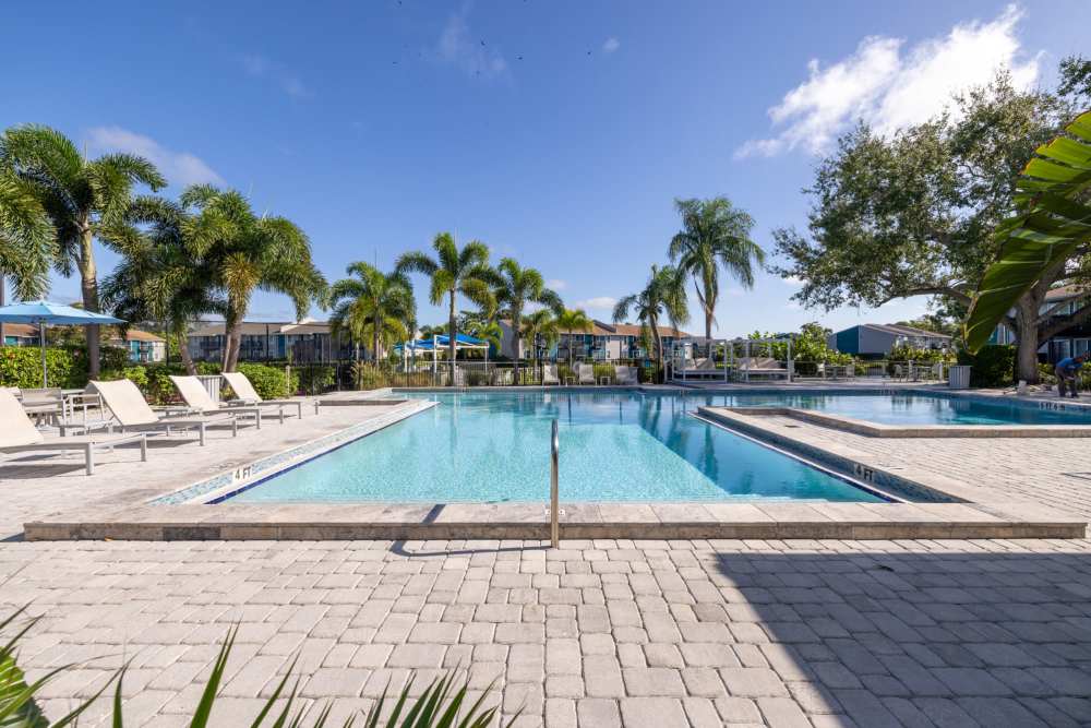Sparkling pool at Trellis at the Lakes in St. Petersburg, Florida