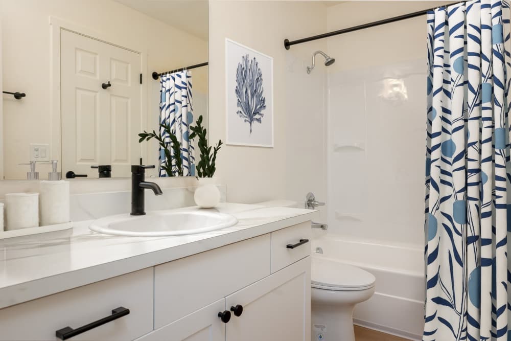 Bathroom at Firwood Station in Portland, Oregon