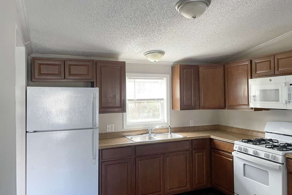 Well designed kitchen at Fairview Crossing in Scottsburg, Indiana