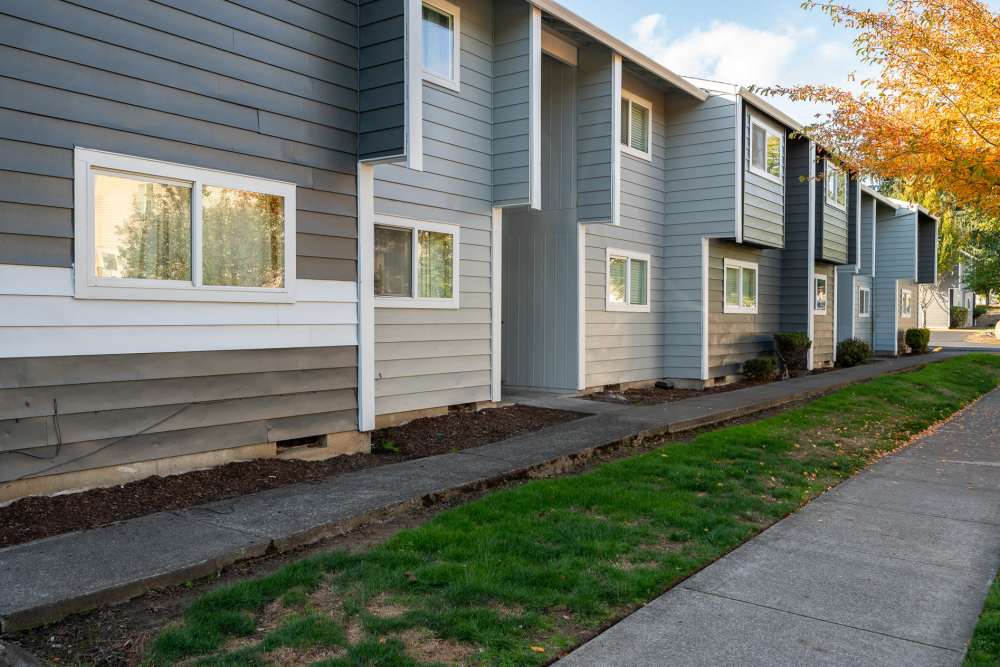 Apartment exterior at Firwood Station in Portland, Oregon