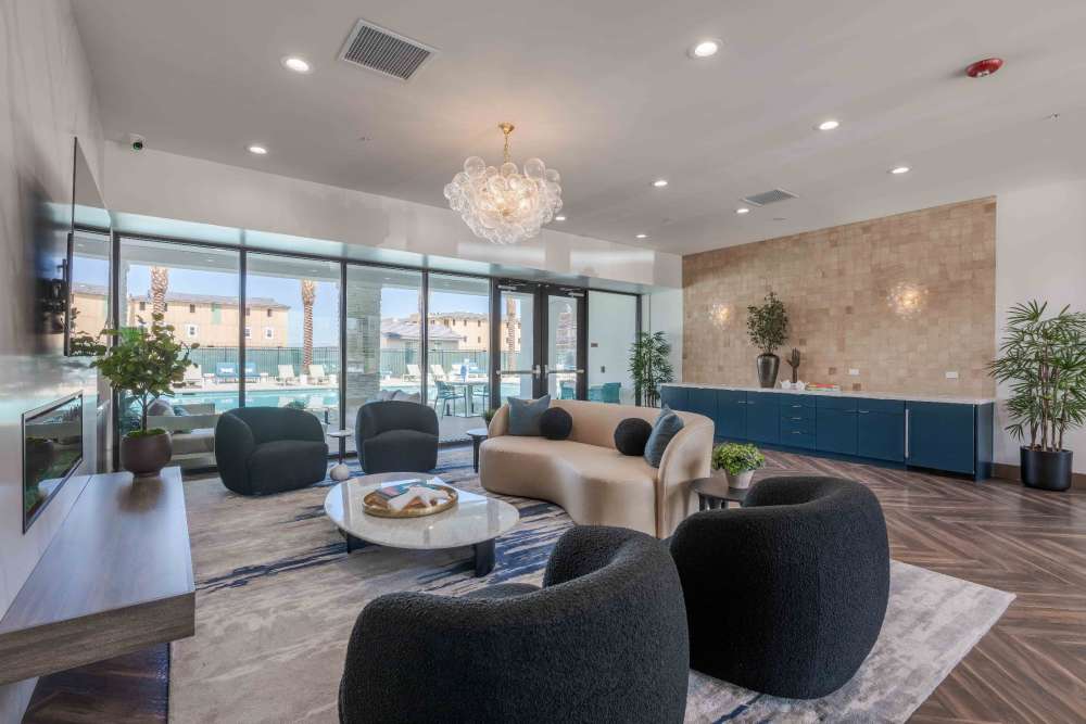 Clubhouse at Desert Meadows Apartments & Townhomes in Lancaster, California