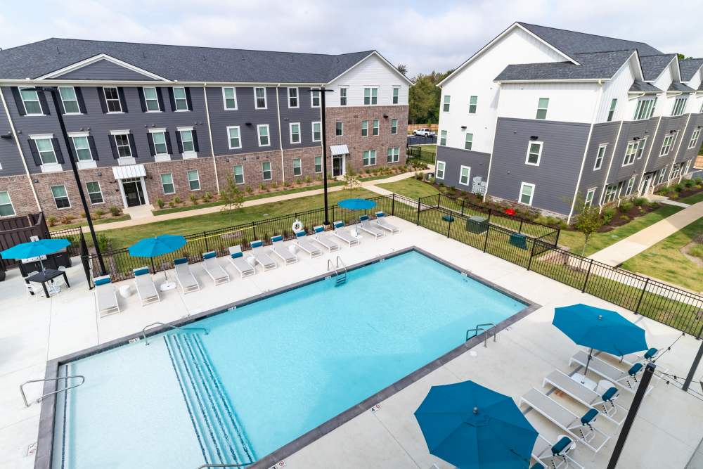 Aerial view at The Ramsay in Springdale, Arkansas