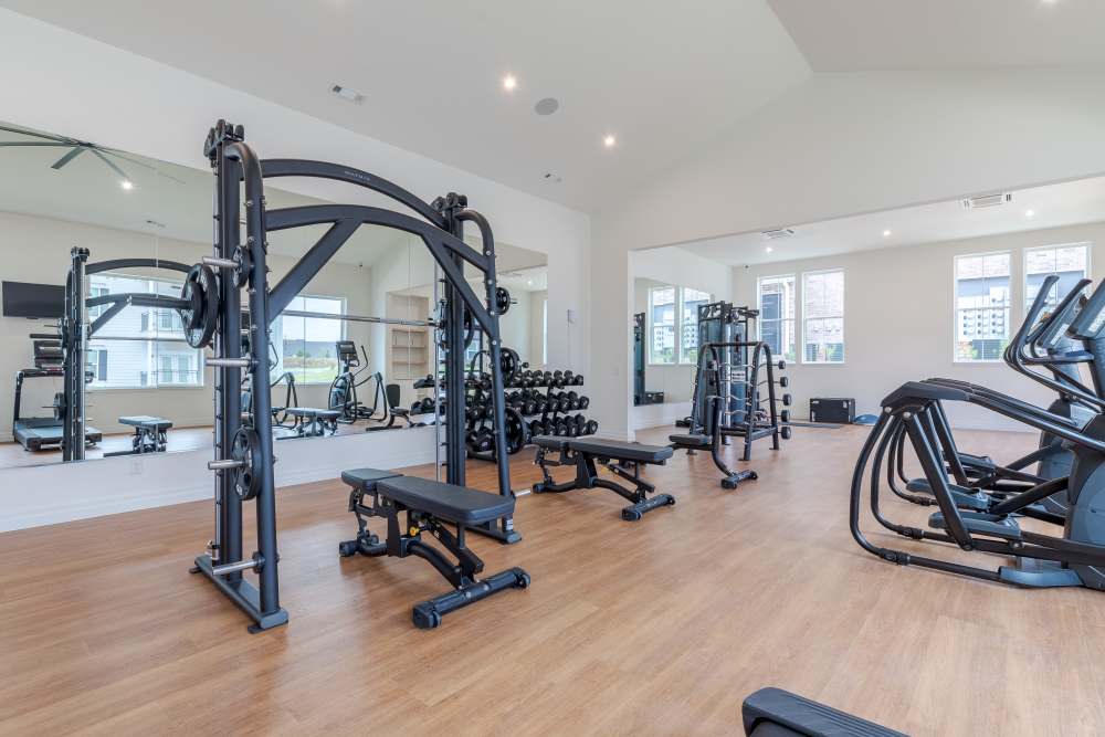 Our versatile gym in The Ramsay in Springdale, Arkansas