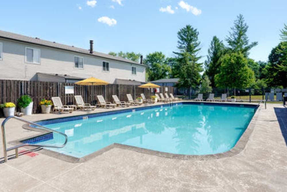 Swimming pool at Maple Oaks in Middletown, Ohio