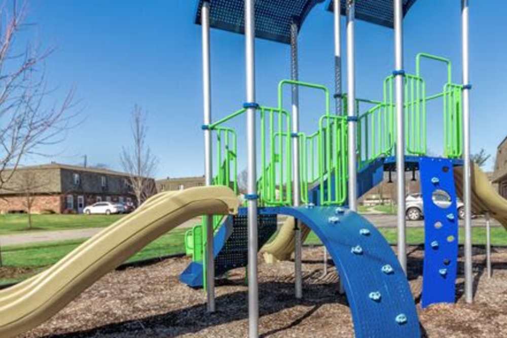 Outdoor play area at Maple Oaks in Middletown, Ohio