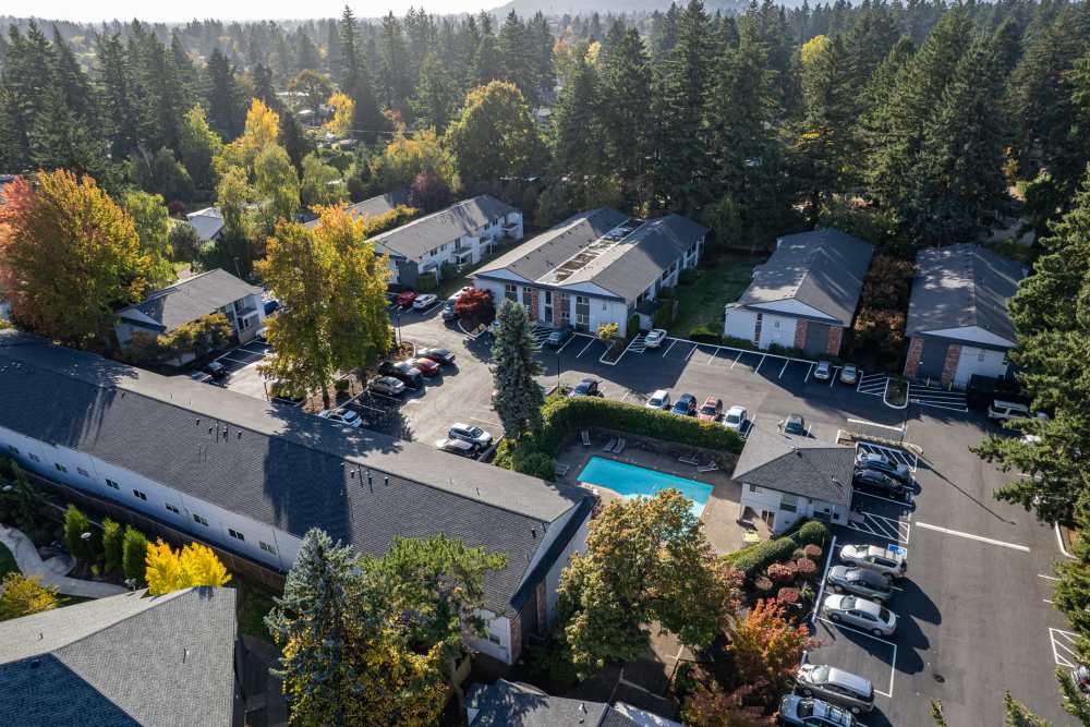 Exterior of Sagewood Estates in Portland, Oregon
