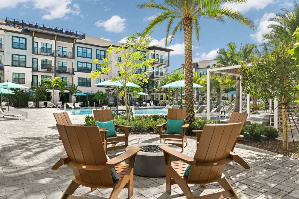 Firepit Area at Indigo Stuart in Stuart, Florida