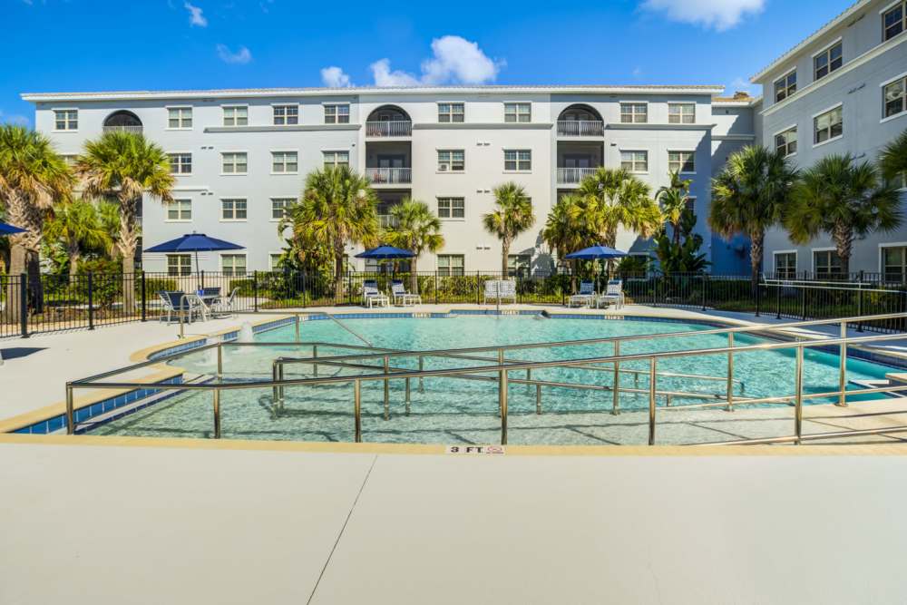 Onsite salon at Merrill Gardens at Solivita Marketplace in Kissimmee, Florida. 