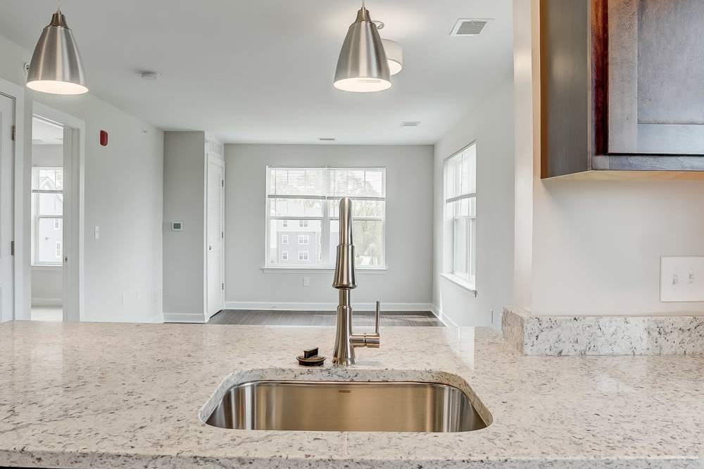 Granite countertops at Snowden Creek in Eldersburg, Maryland