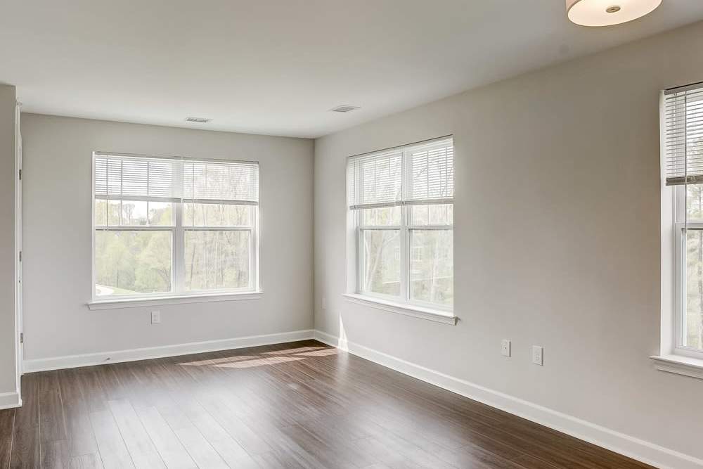 Empty room at Snowden Creek in Eldersburg, Maryland