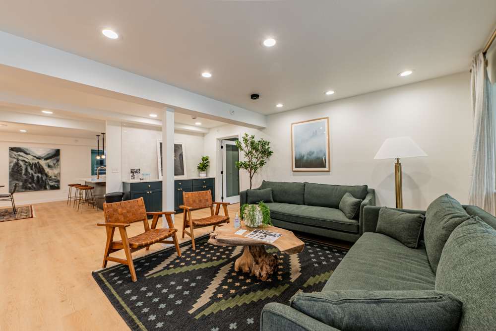 Resident Lounge at Bellevue Ridge Apartments in Bellevue, Washington.