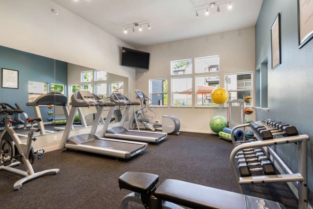 Community fitness center at Plum Tree Park in Renton, Washington