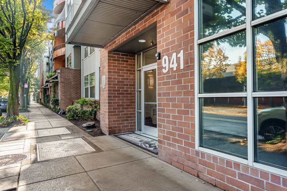 Exterior shot of the apartment at The Yards At Union Station in Portland, Oregon