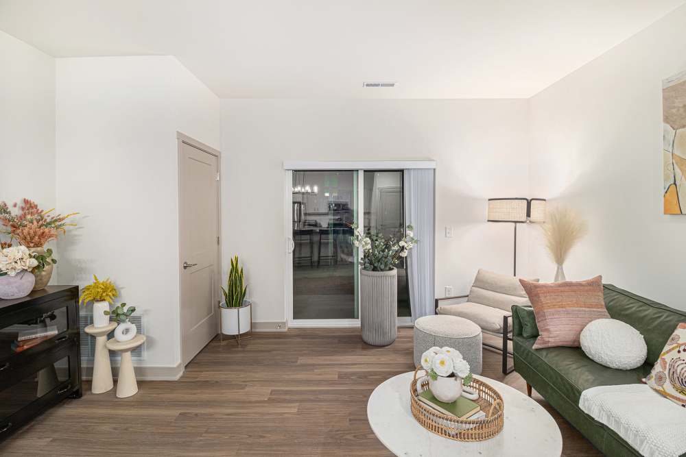 Living room at The Block at Petoskey, Petoskey, Michigan