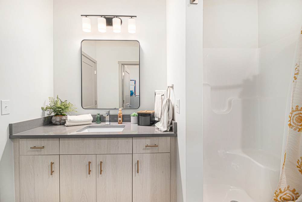 Bathroom at The Block at Petoskey, Petoskey, Michigan