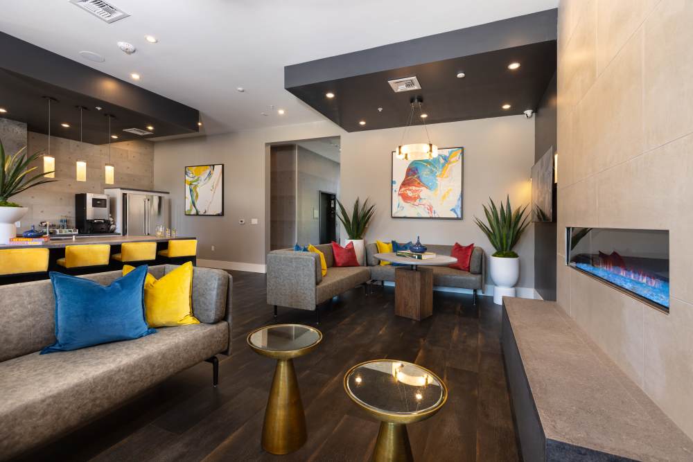Common lounge area at Solasta in Sacramento, California