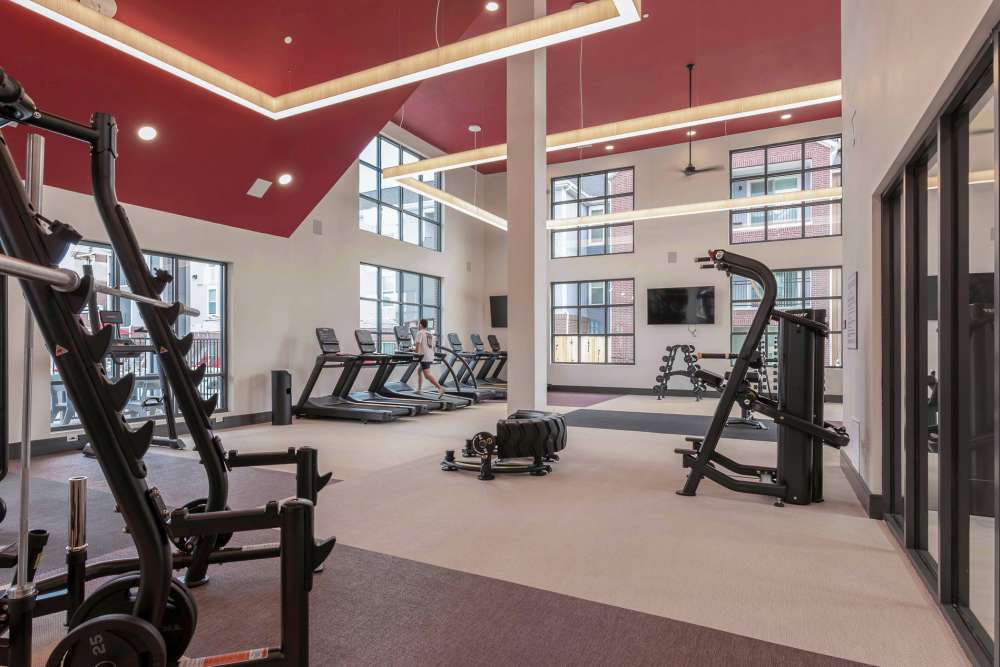 New 2-story fitness center at The Landing College Station