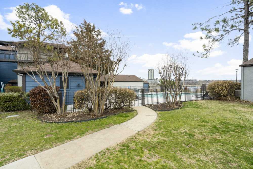 Backyard at Waterside in Tulsa, Oklahoma