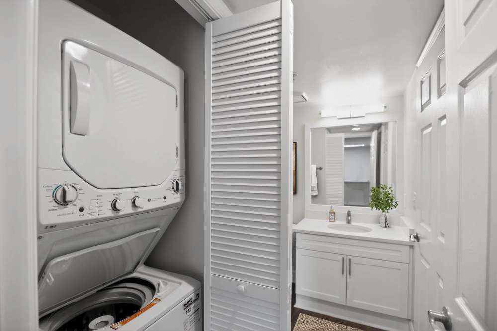 In-unit washer and dryer at Eagle Rock Apartments at Columbia Pike in Arlington, Virginia