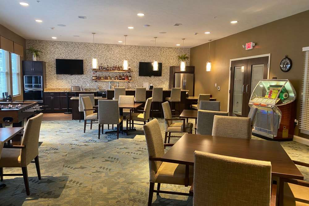 Premium clubhouse at Legacy Living Fishers in Fishers,Indiana