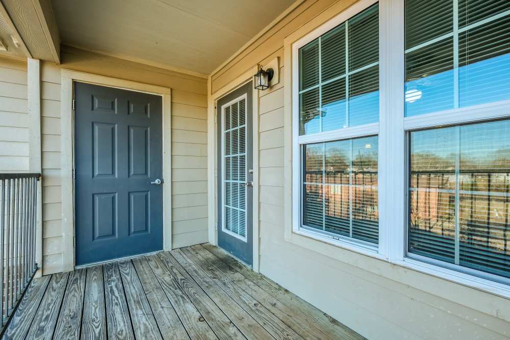 Balcony at Autumn Glen in Gaffney, South Carolina