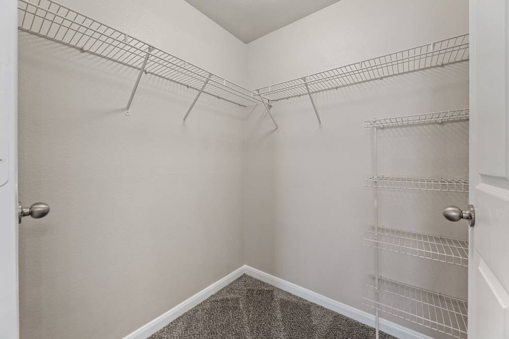 Large closet at Columbia Greens in Houston, Texas