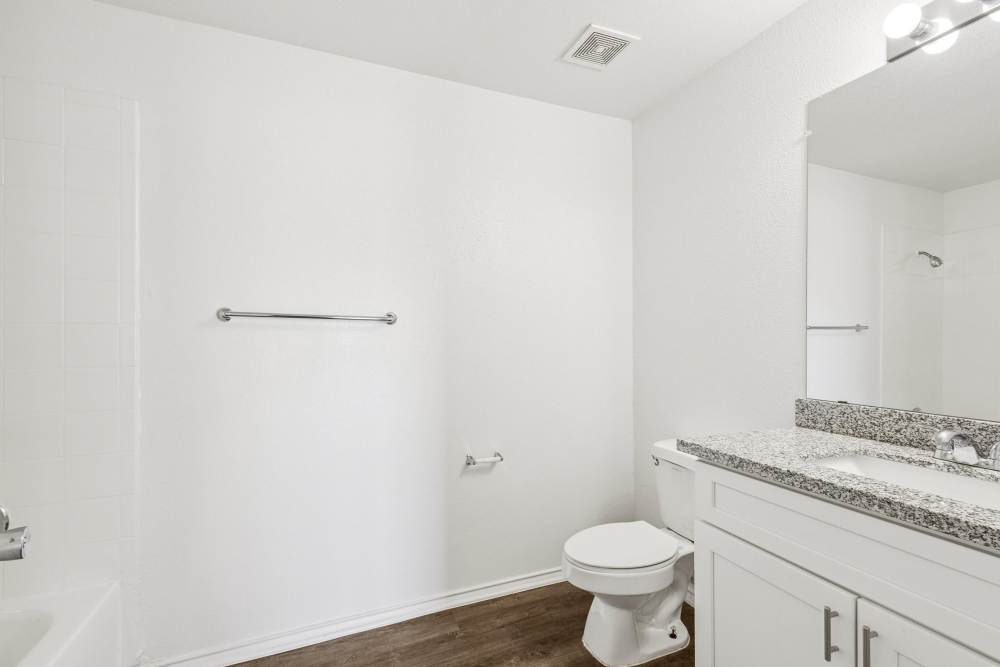 Bathroom at Casa Quintana in Freeport, Texas