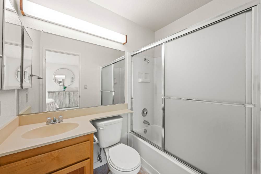 Bathroom at Ardenwood Forest Rental Condominiums in Fremont, California