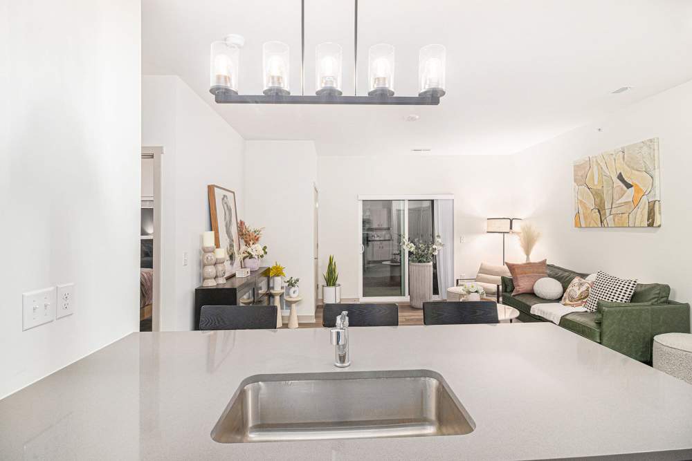 One-bedroom floor plan near Bear River kayaking and hiking trails