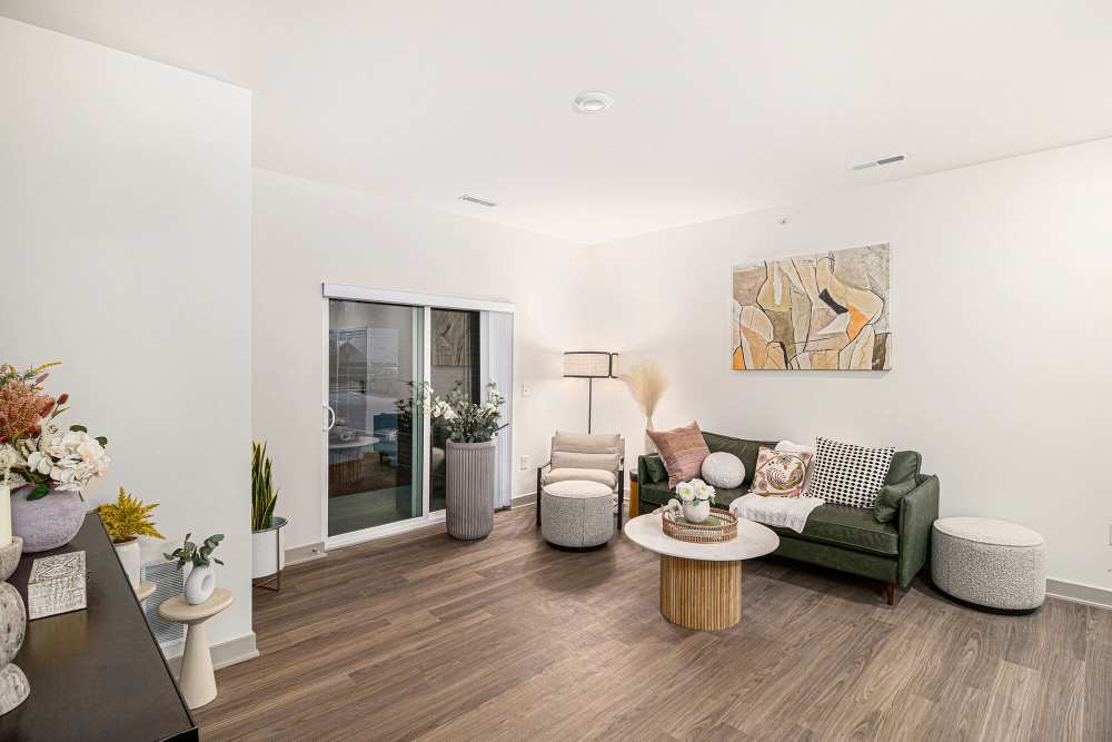 Modern one-bedroom layout near summer fun and downtown shopping