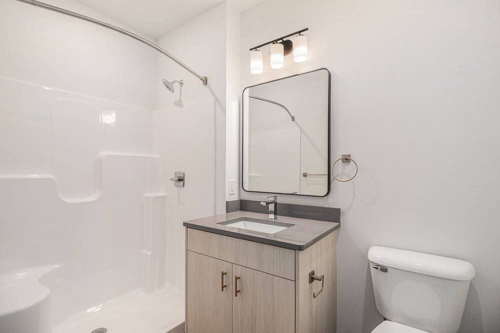 Two-bedroom floor plan near state parks and summer hiking trails