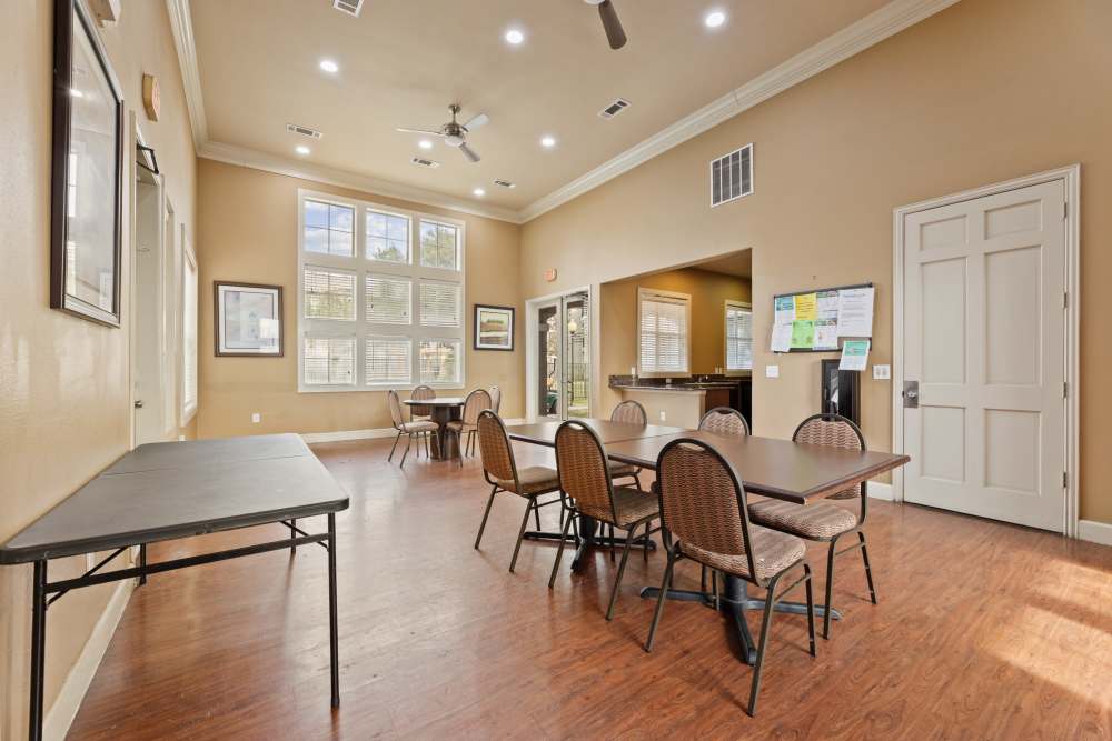 Large clubhouse at Costa Rialto in Houston,Texas