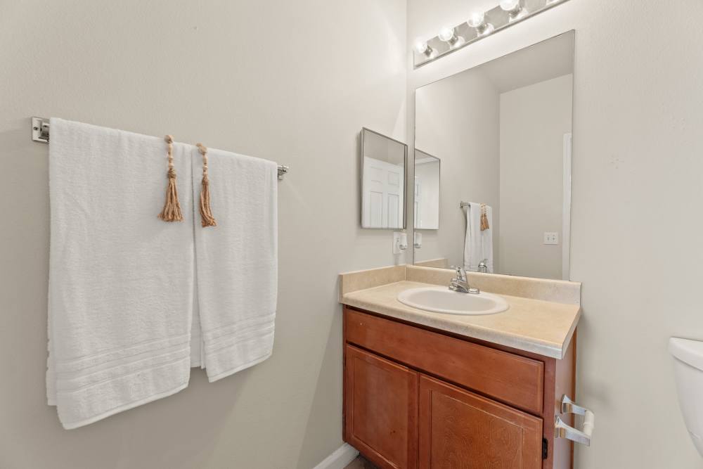 Bathroom at Costa Rialto in Houston,Texas