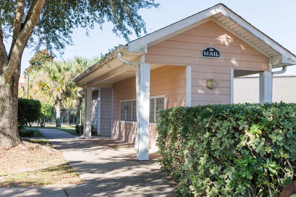 Covered entrance at Annandale Park in Robertsdale, Alabama