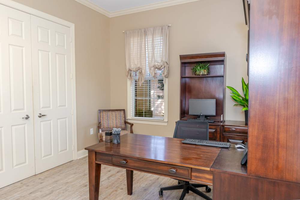 Community office room at Annandale Park in Robertsdale, Alabama
