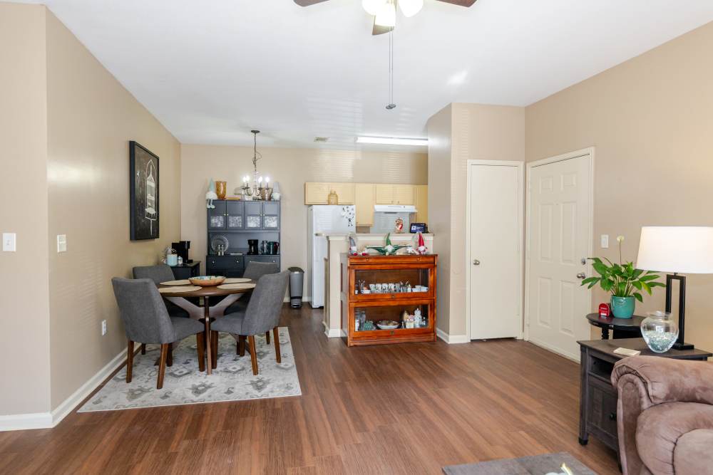 Dining area at Annandale Park in Robertsdale, Alabama