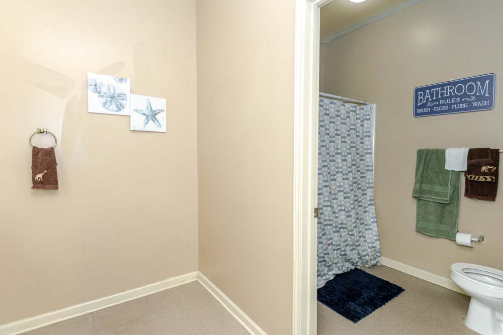 Bathroom at Annandale Park in Robertsdale, Alabama