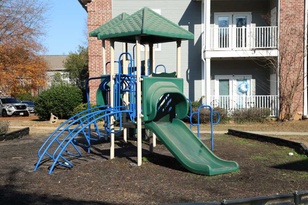 Community playground at Azalea Park III in Meridian, Mississippi    