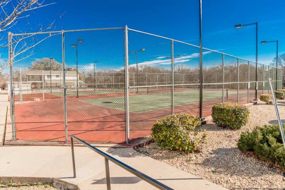 Tennis courts at Acacia in Haltom City, Texas