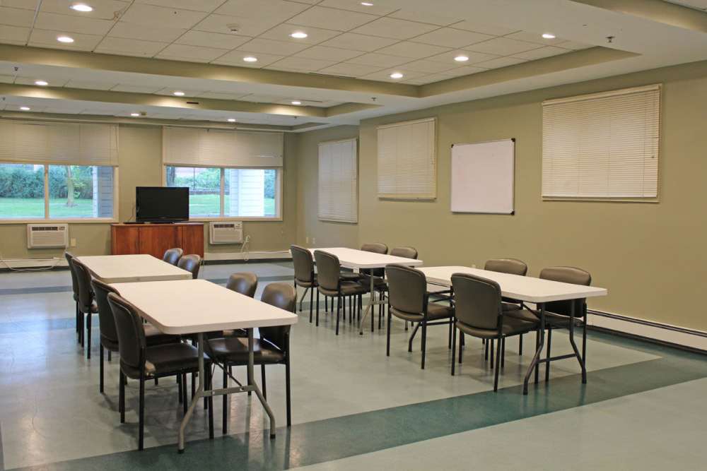 Training classroom at Nate Smith House in Jamaica Plain, Massachusetts