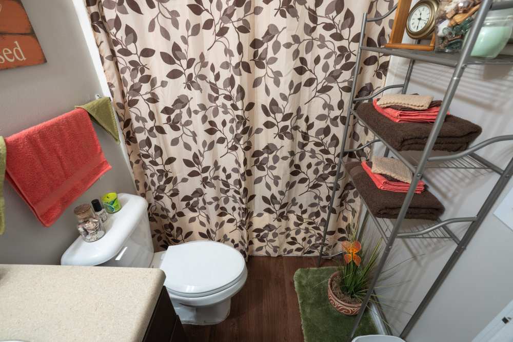 Apartment bathroom at Arrington Estates of West Memphis in West Memphis,Arkansas