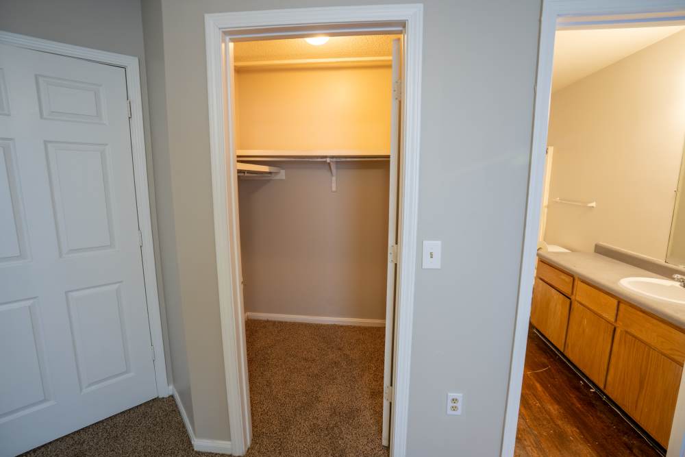 Bedroom with closet and bathroom at Arrington Estates of West Memphis in West Memphis,Arkansas