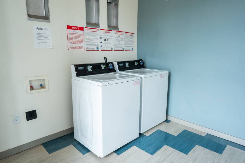 Community laundry area at Estates At Rockwell in Oklahoma City, Oklahoma