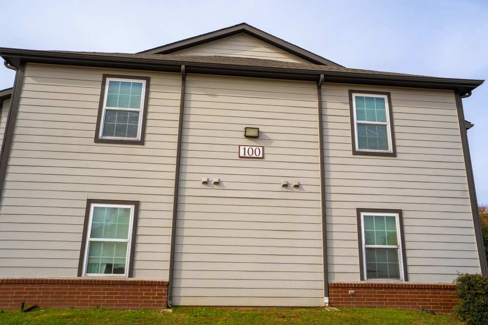 Apartment building at Hampton Village in Palestine, Texas