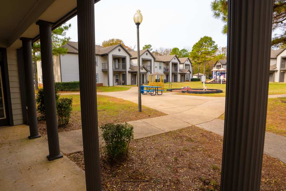 Playground view at Hampton Village in Palestine, Texas