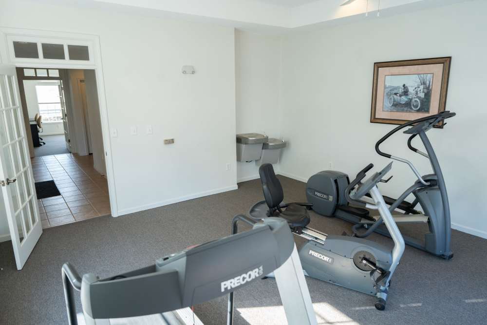 Fitness center at Elizabeth Place in El Reno, Oklahoma